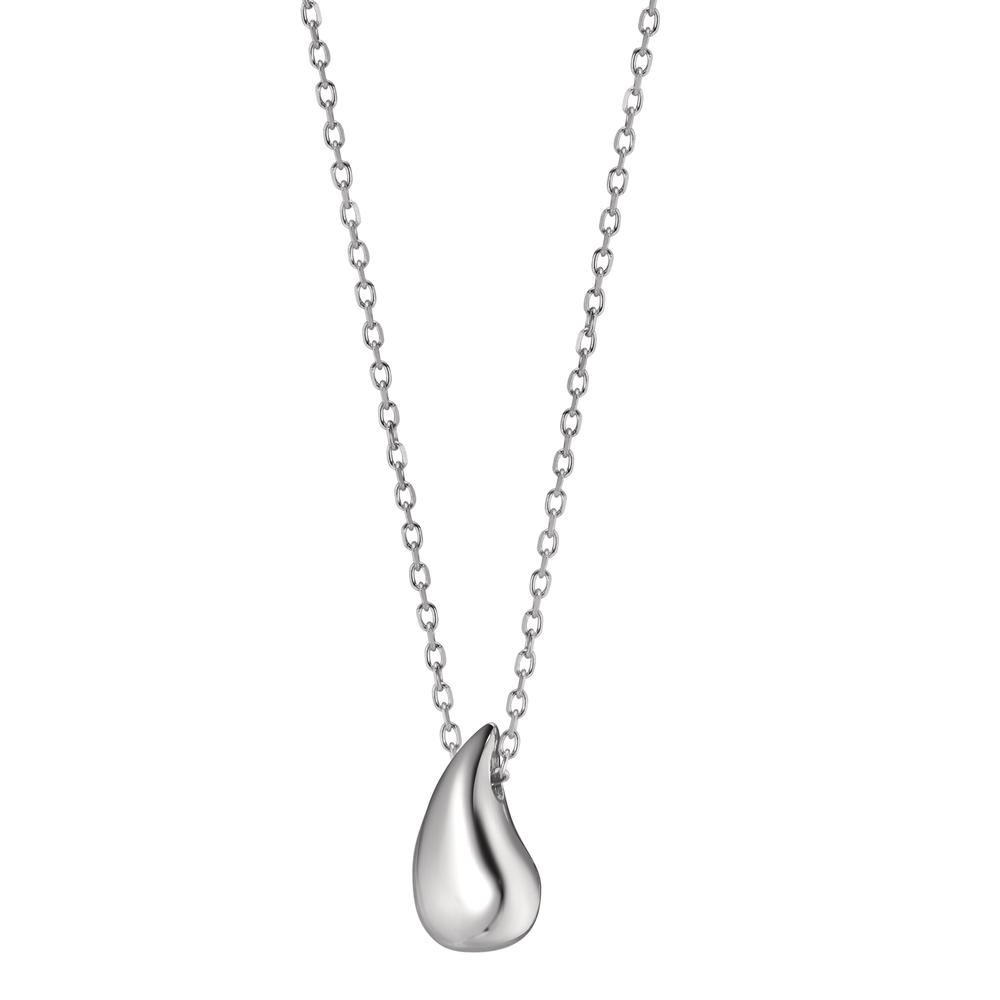 Collier Silber rhodiniert Tropfen 42-45 cm verstellbar-608130