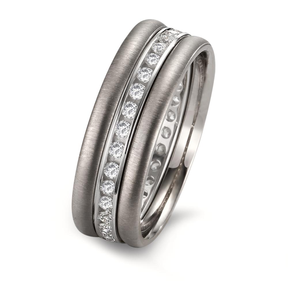 Ringset 3-teilig mit Diamant-608226