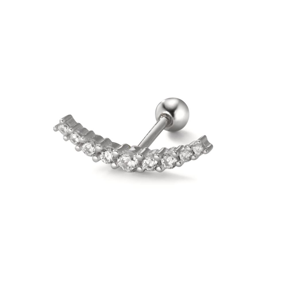 Piercing Silber Zirkonia 9 Steine rhodiniert-608321